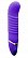 Фиолетовый перезаряжаемый вибратор PROVIBE - 14 см.