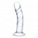 Стеклянный фаллоимитатор из стекла 7’’ Curved Realistic Glass Dildo With Veins - 15,9 см.