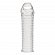 Текстурированная насадка на пенис Clear Textured Penis Enhancing Sleeve Extension - 16,5 см.